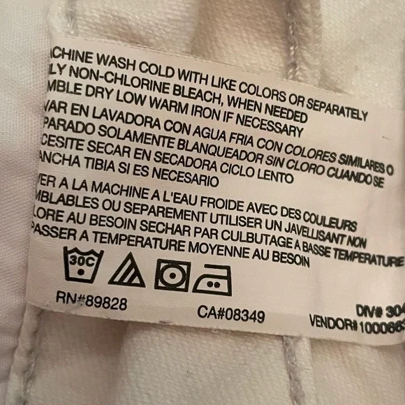 Bandolino “Natalia” woman’s white jeans,‎ size 12 - Picture 13 of 13